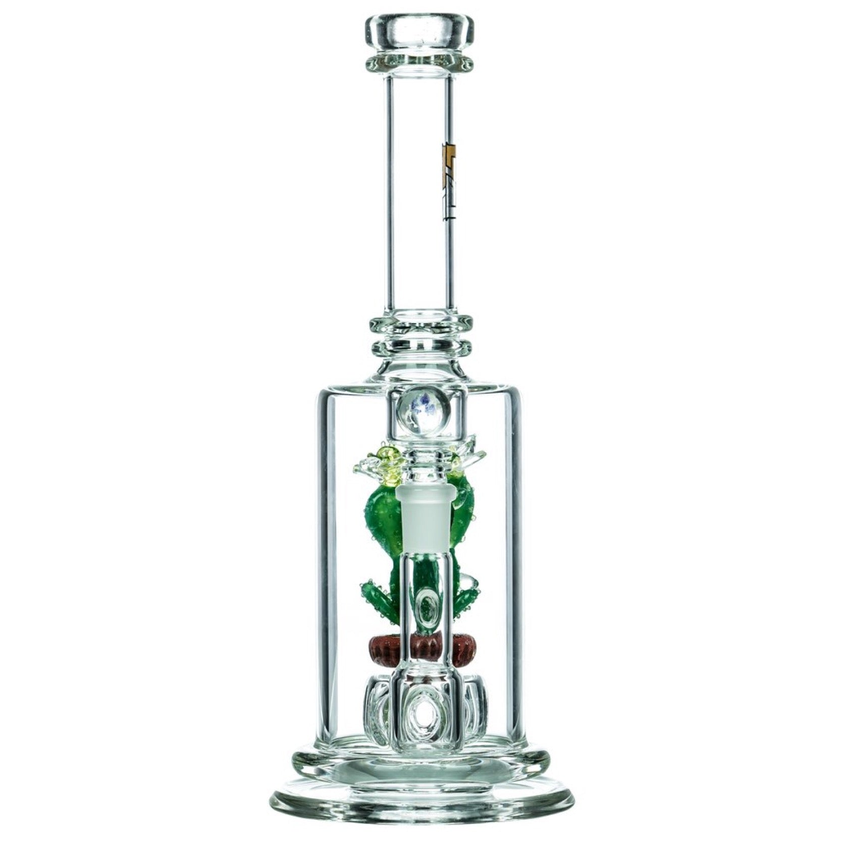 Empire Glassworks "Bioluminescent Cactus" Bong 🌵☀️ 