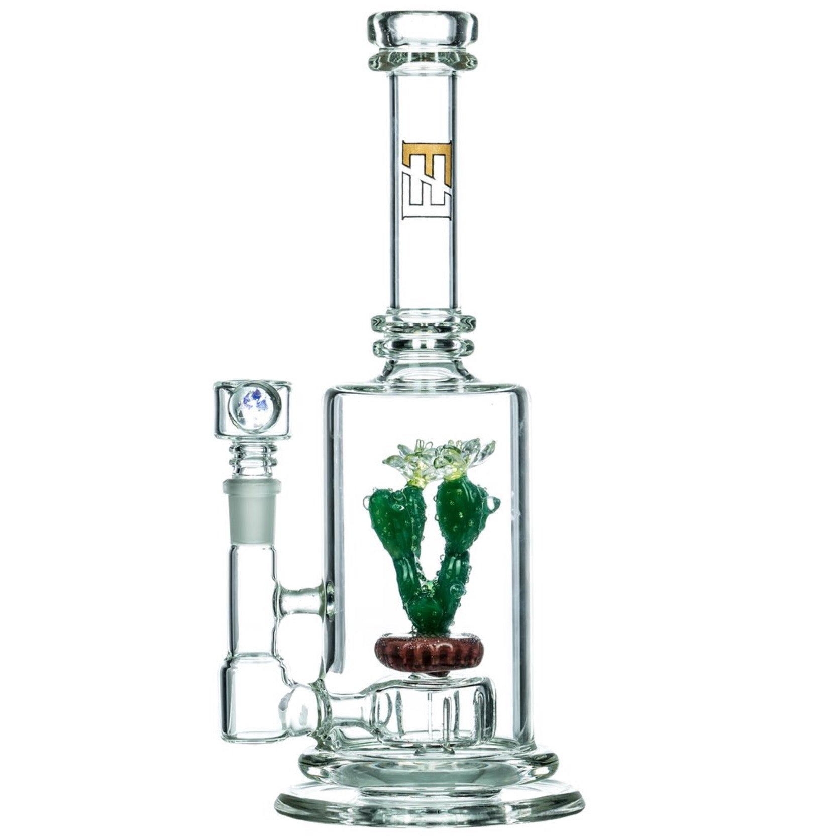 Empire Glassworks "Bioluminescent Cactus" Bong 🌵☀️ 