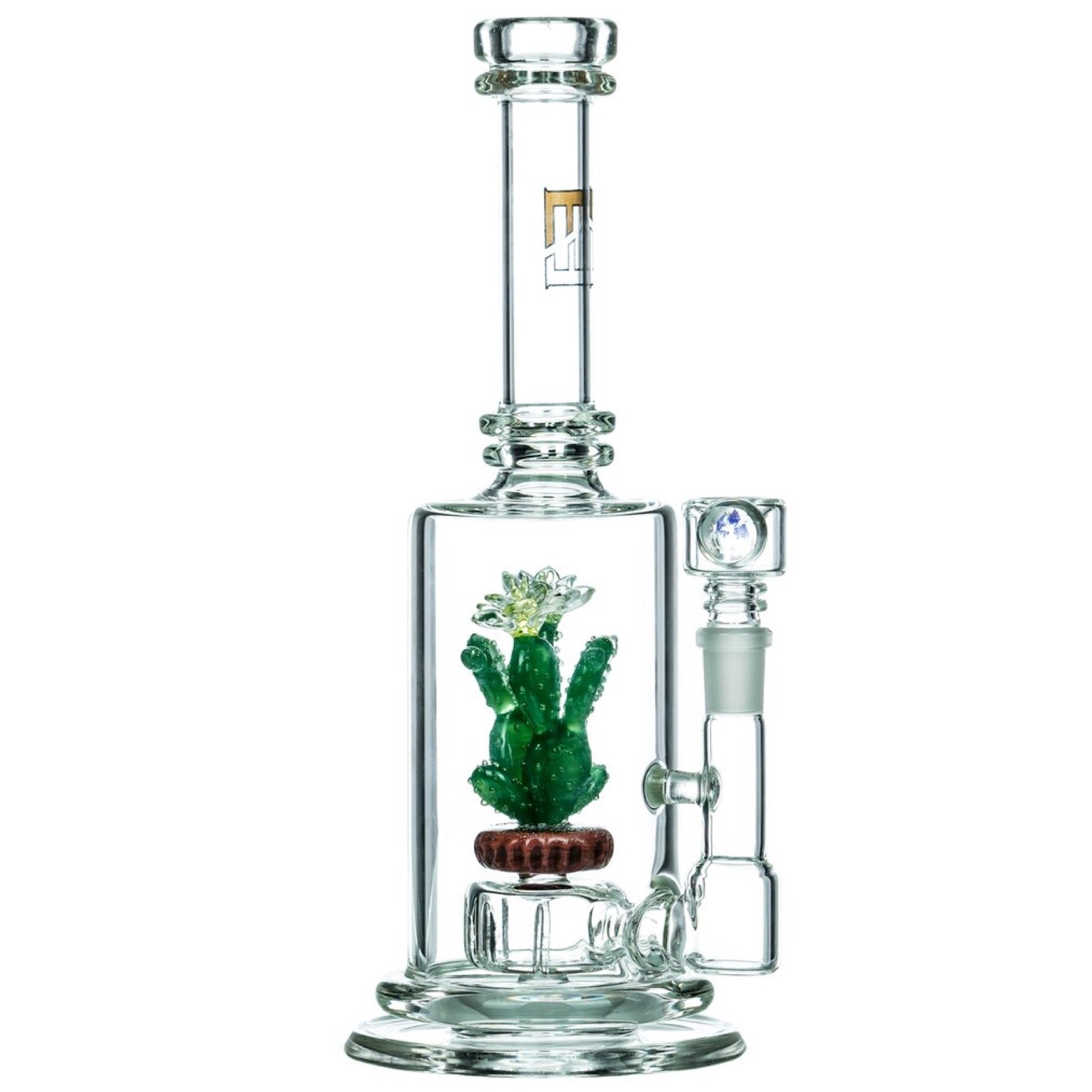 Empire Glassworks "Bioluminescent Cactus" Bong 🌵☀️ 