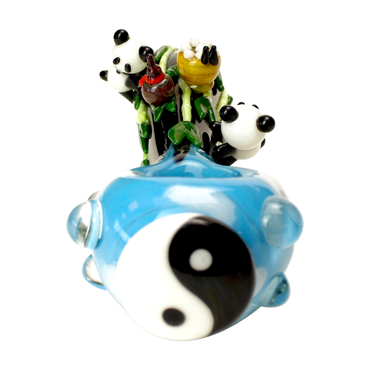 Empire Glassworks “Climbing Pandas” Hand Pipe 🐼 by Empire Glassworks | Mission Dispensary