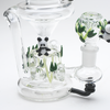 Empire Glassworks Climbing Pandas Recycler Bong 🐼 