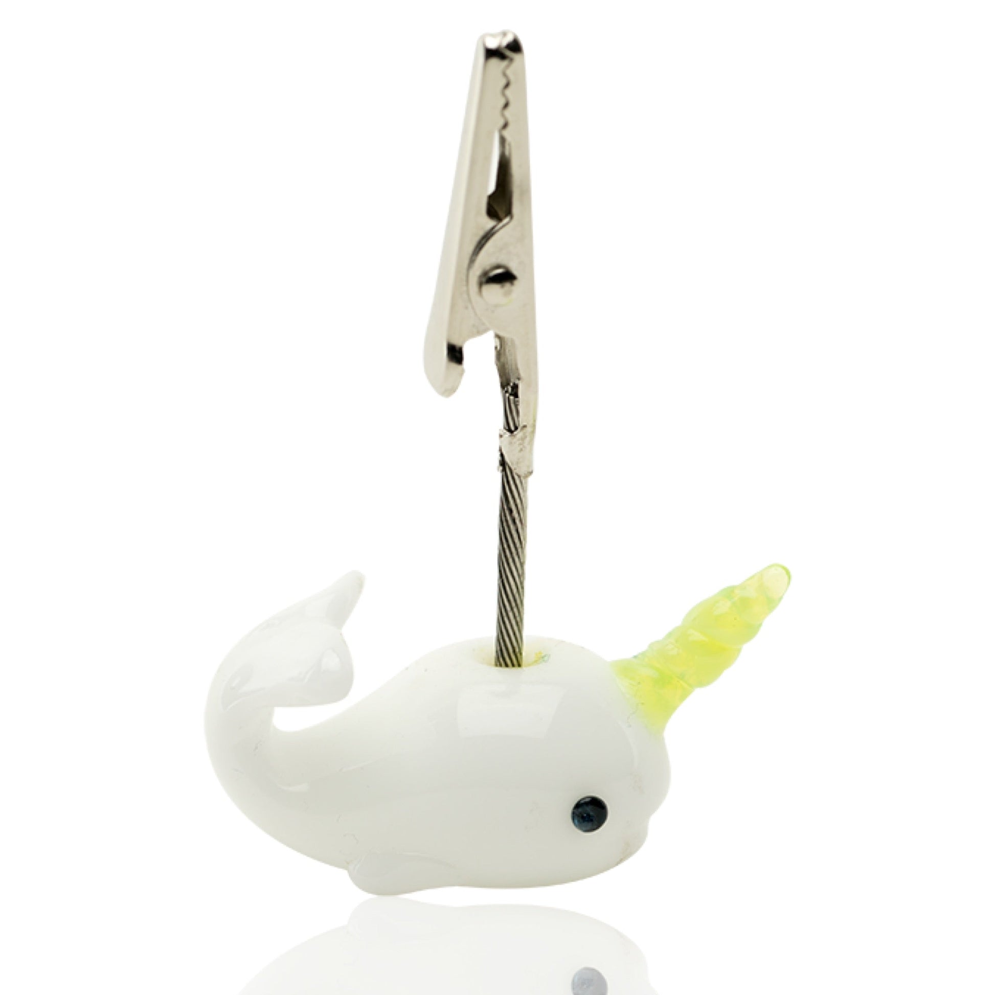 Empire Glassworks Cozmic Narwhal Roach Clip 🐳 by Empire Glassworks | Mission Dispensary