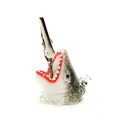 Empire Glassworks “Jawsome” Roach Clip 🦈 by Empire Glassworks | Mission Dispensary