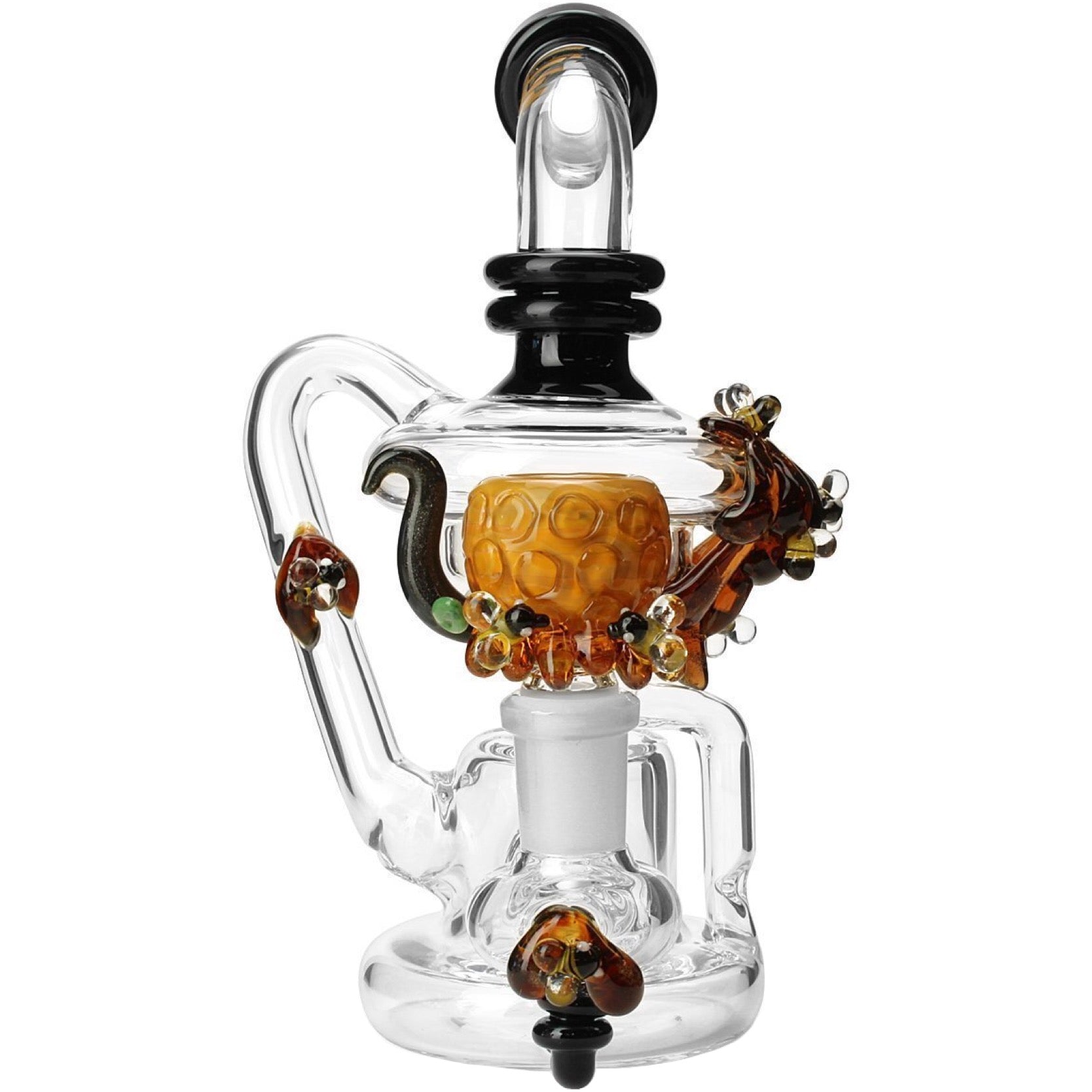 Empire Glassworks Mini Beehive Recycler Bong 🐝 by Empire Glassworks | Mission Dispensary