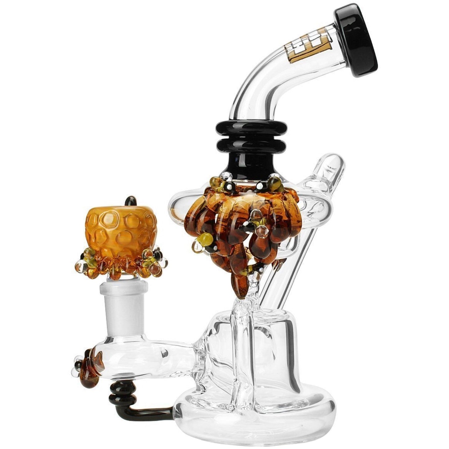 Empire Glassworks Mini Beehive Recycler Bong 🐝 by Empire Glassworks | Mission Dispensary