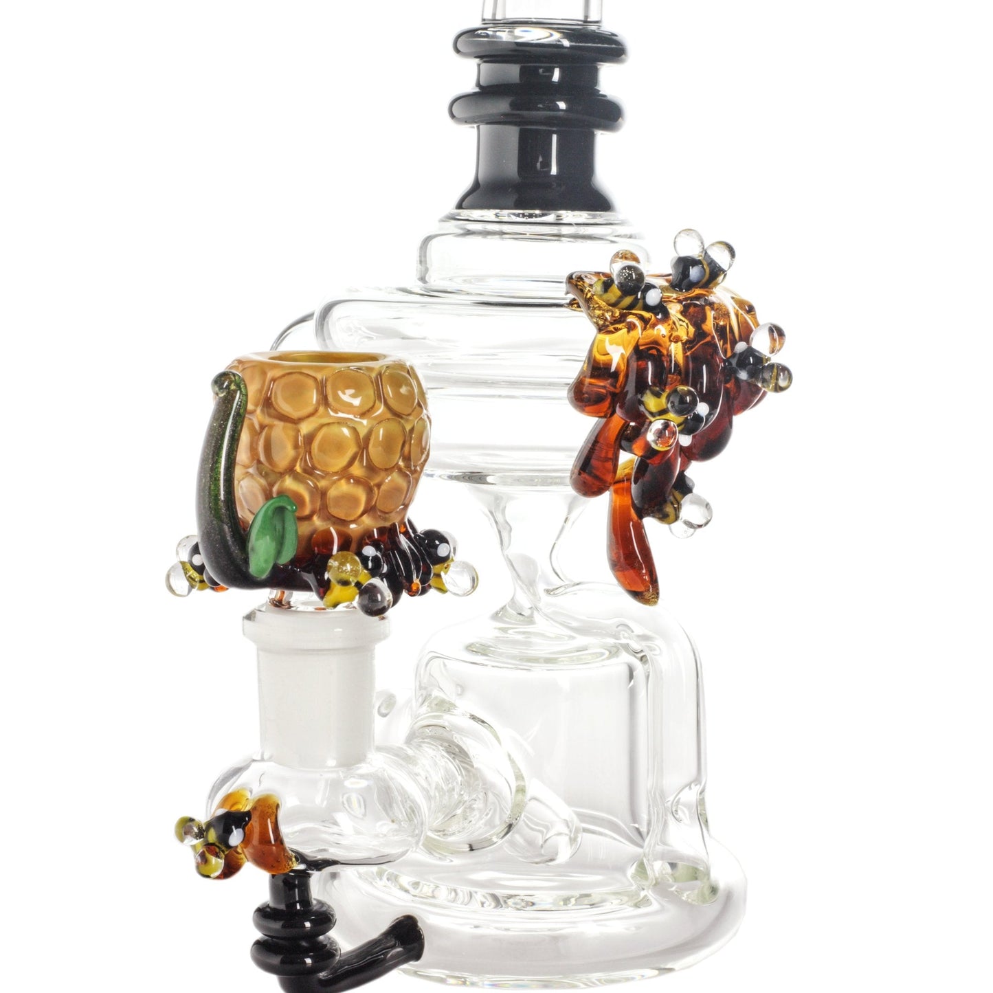 Empire Glassworks Mini Beehive Recycler Bong 🐝 by Empire Glassworks | Mission Dispensary