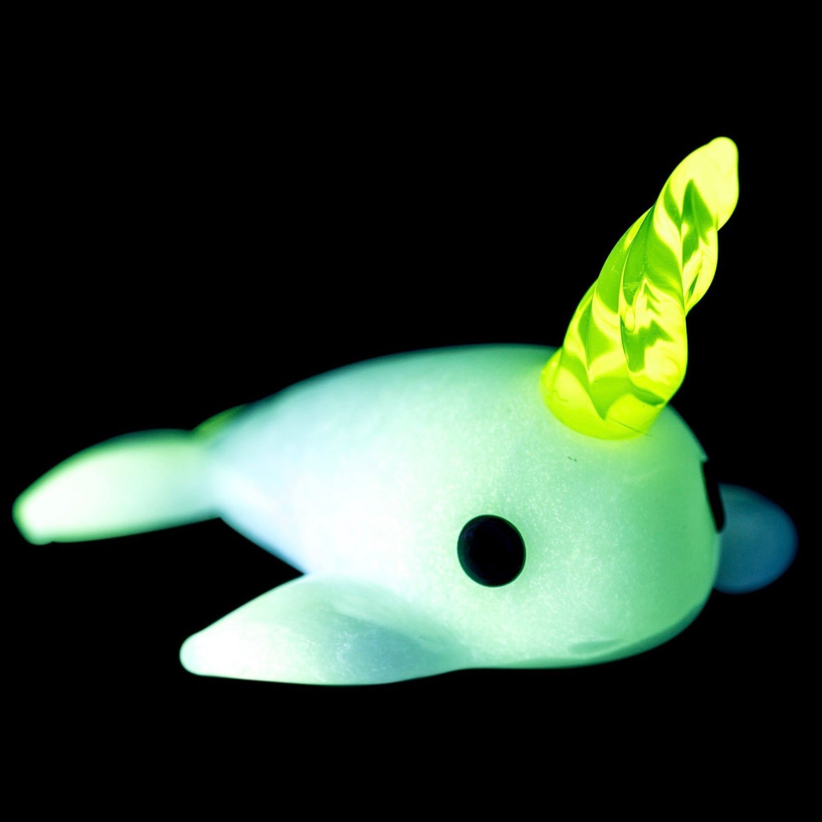 Empire Glassworks UV Glass Mini Narwhal Dabber Tool 🐳 by Empire Glassworks | Mission Dispensary