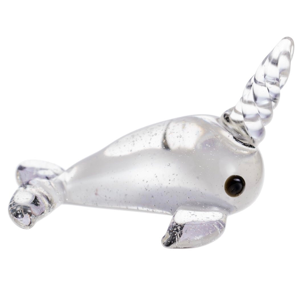 Empire Glassworks UV Glass Mini Narwhal Dabber Tool 🐳 by Empire Glassworks | Mission Dispensary