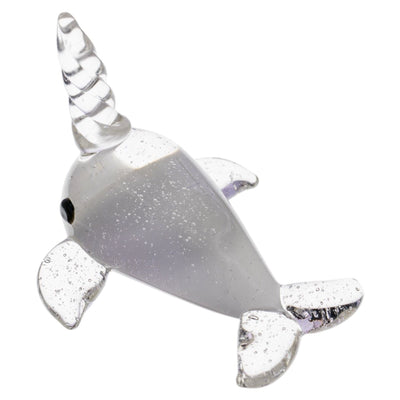 Empire Glassworks UV Glass Mini Narwhal Dabber Tool 🐳 by Empire Glassworks | Mission Dispensary
