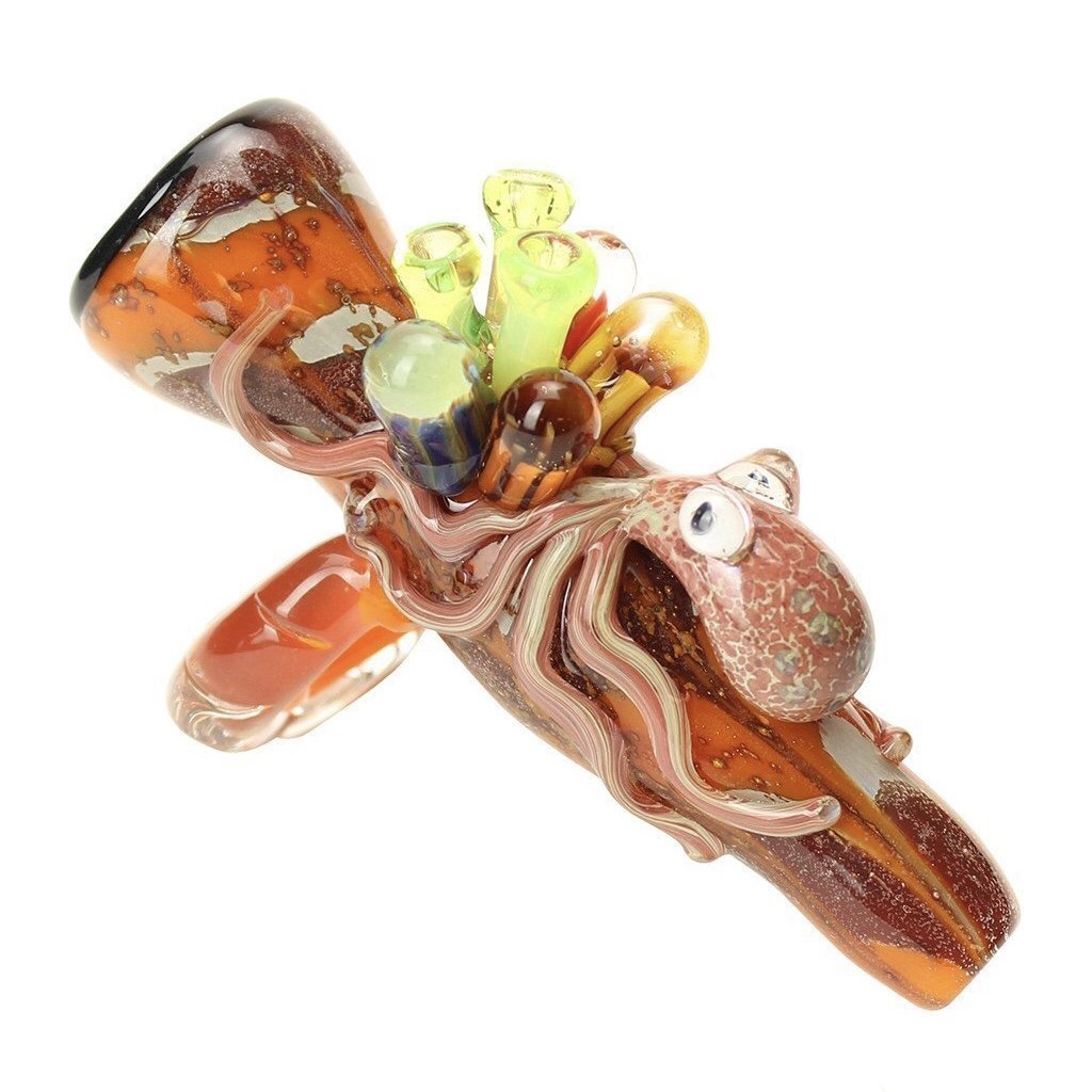 Empire Glassworks “Ollie the Octopus” Chillum Pipe 🐙 