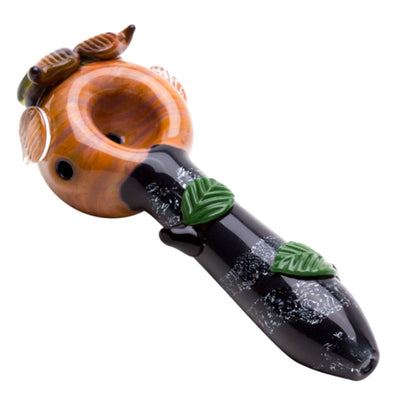 Empire Glassworks Owl Themed Mini Spoon Pipe 🦉 
