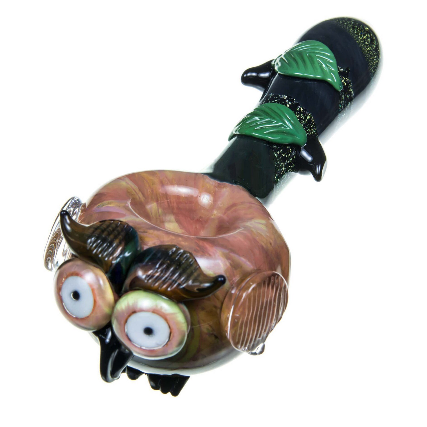 Empire Glassworks Owl Themed Mini Spoon Pipe 🦉 