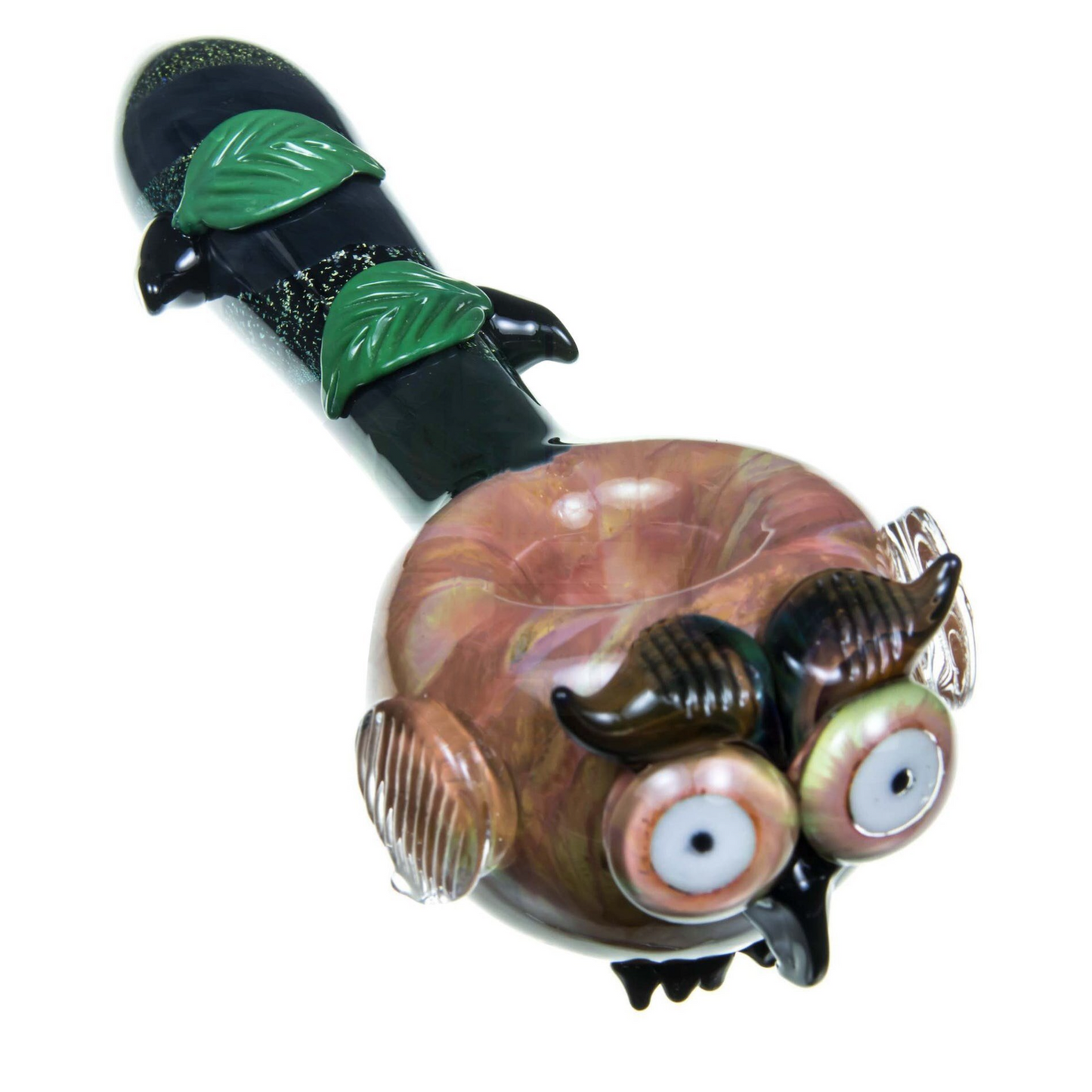 Empire Glassworks Owl Themed Mini Spoon Pipe 🦉 
