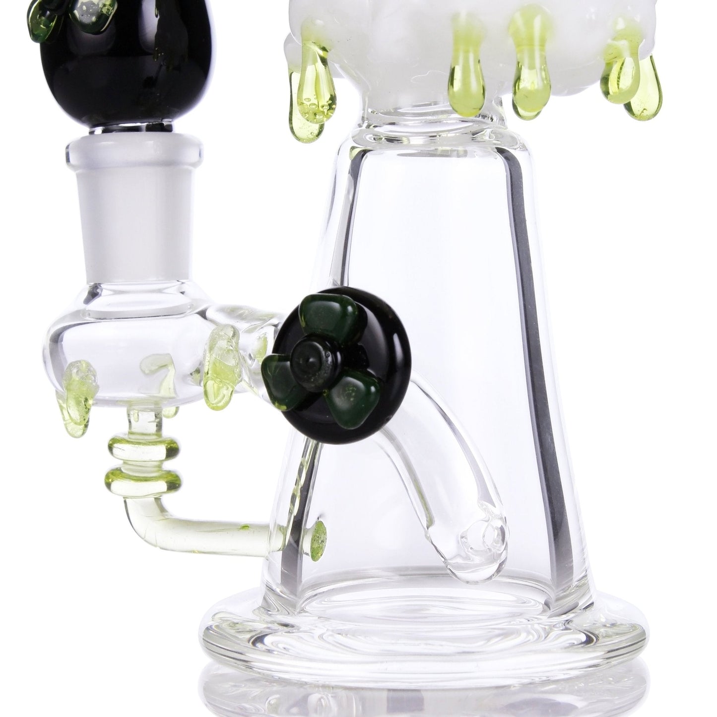 Empire Glassworks 6” Radioactive Cloud Bong w. Nuke Bowl 