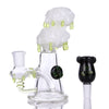 Empire Glassworks 6” Radioactive Cloud Bong w. Nuke Bowl 