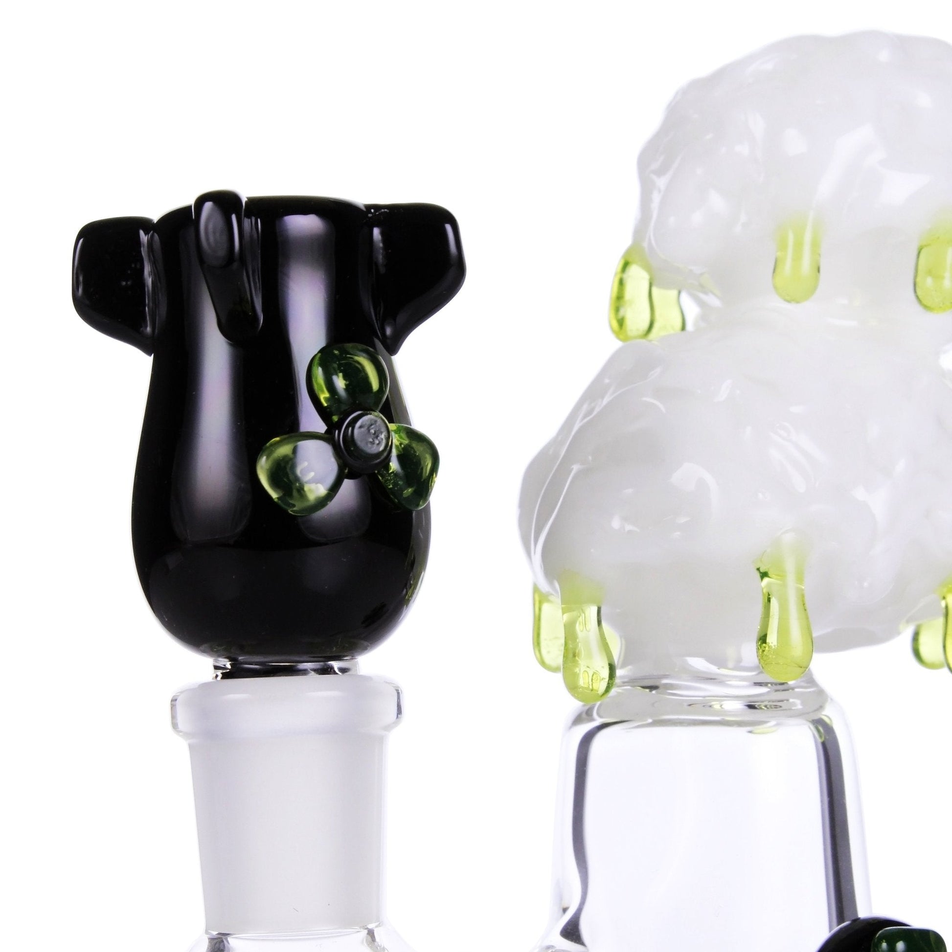 Empire Glassworks 6” Radioactive Cloud Bong w. Nuke Bowl 