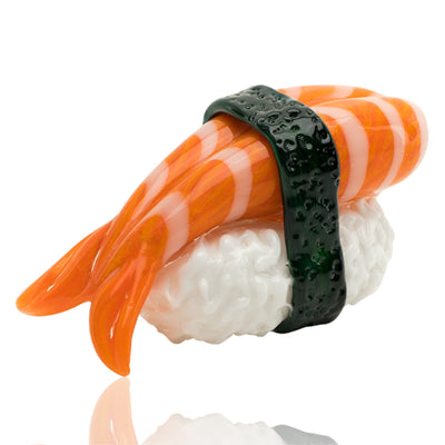 Empire Glassworks "Shrimp Nigiri" Sushi Hand Pipe 🍣 