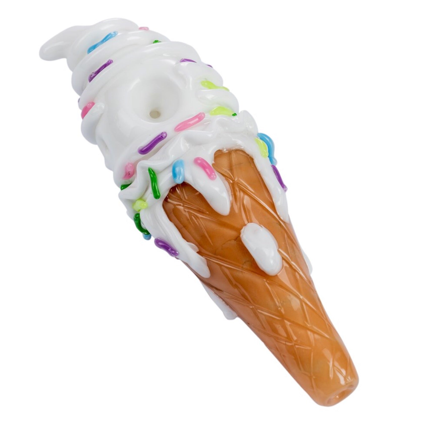 Empire Glassworks Sprinkles Ice Cream Cone Hand Pipe 🍦 by Empire Glassworks | Mission Dispensary