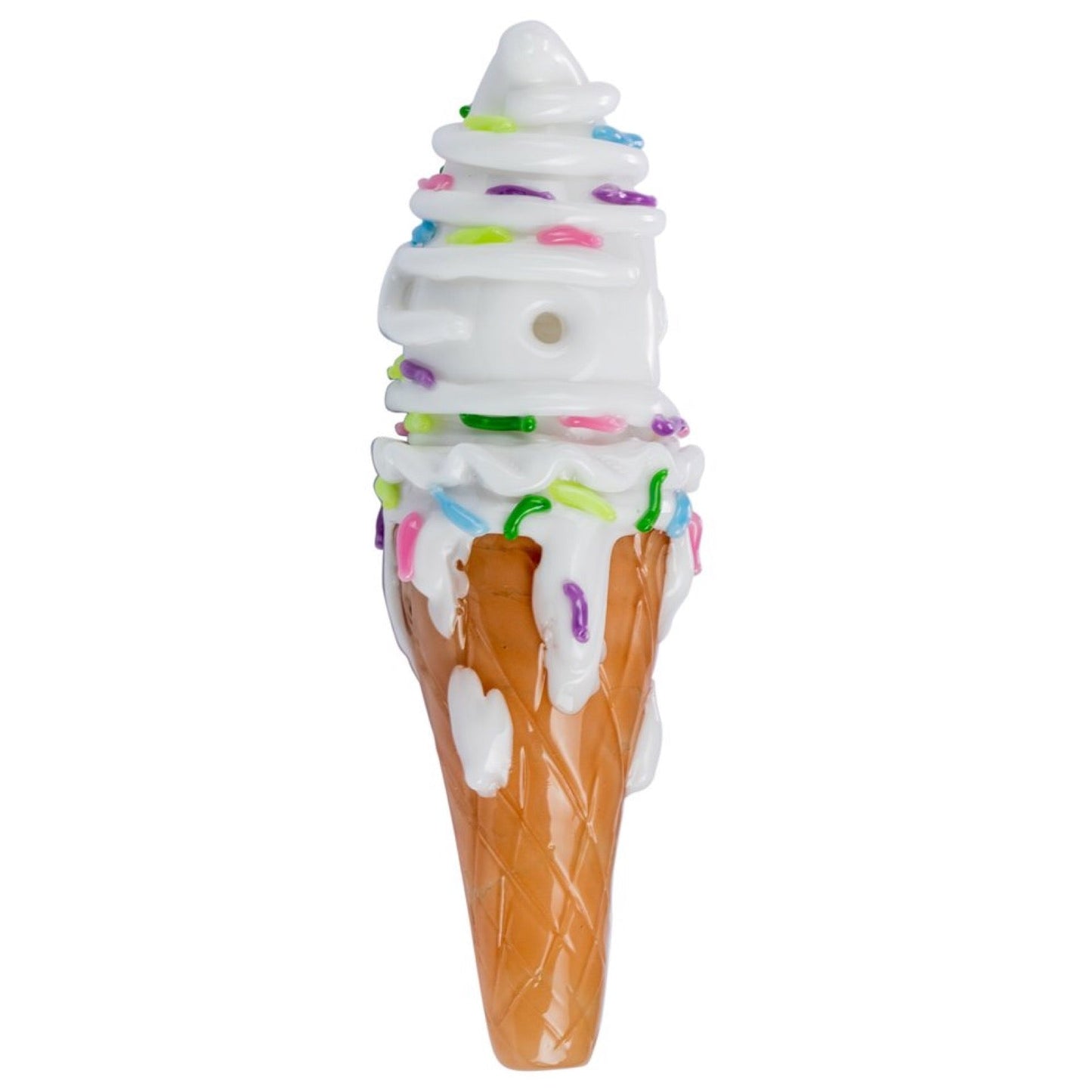 Empire Glassworks Sprinkles Ice Cream Cone Hand Pipe 🍦 by Empire Glassworks | Mission Dispensary