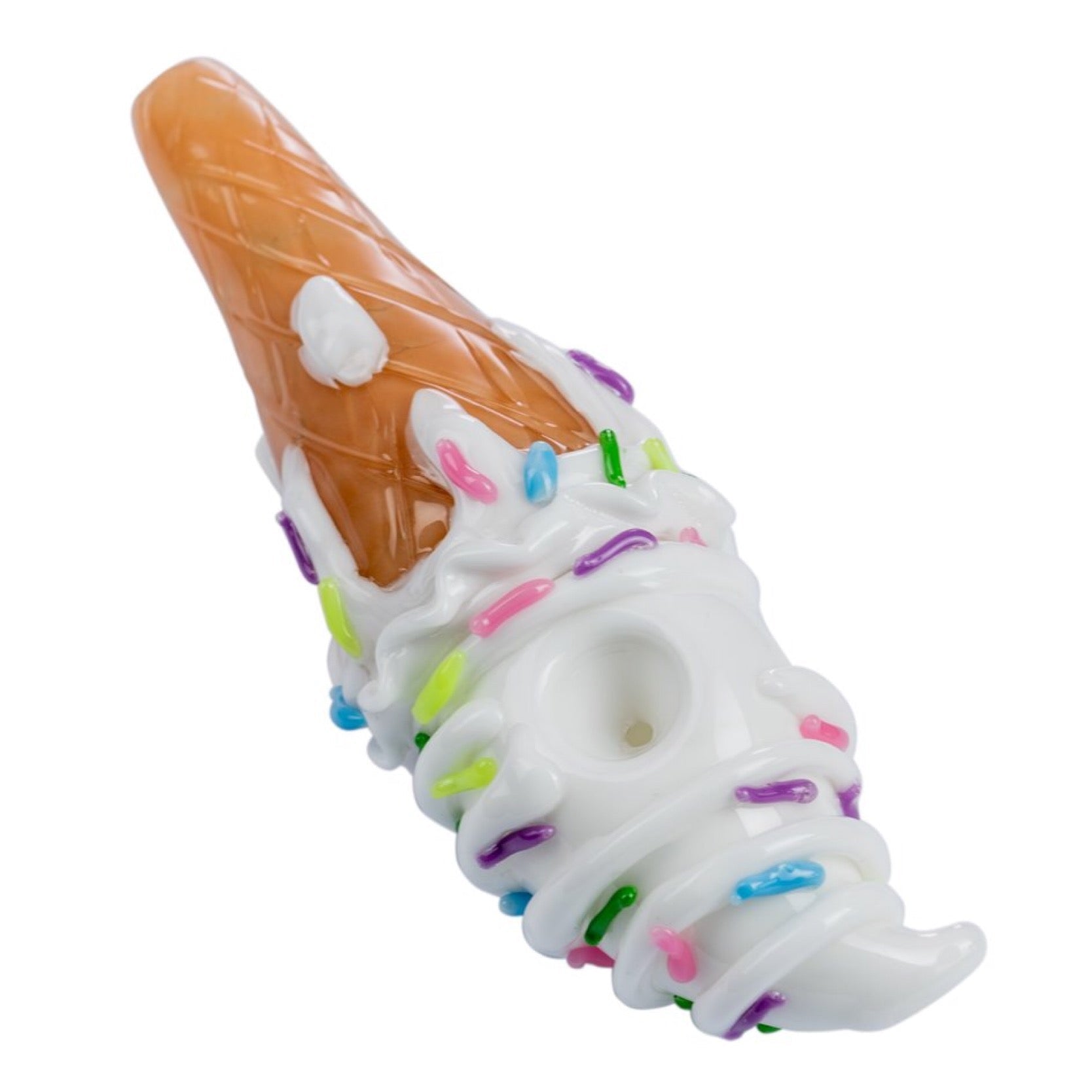 Empire Glassworks Sprinkles Ice Cream Cone Hand Pipe 🍦 by Empire Glassworks | Mission Dispensary