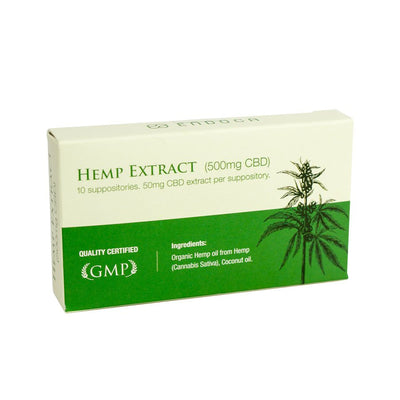 Endoca Hemp CBD Suppository (50mg CBD each)