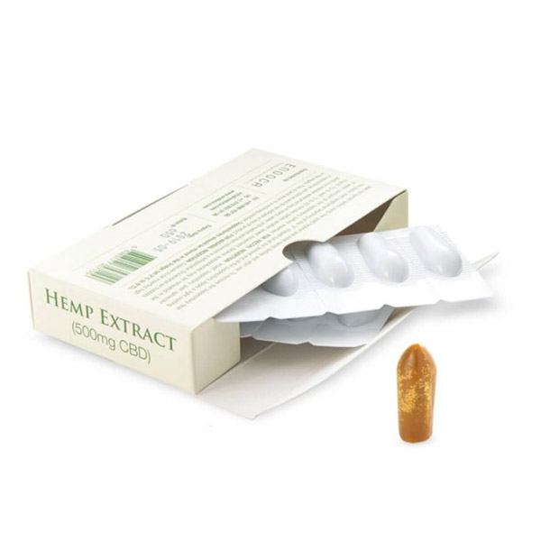 Endoca Hemp CBD Suppository (50mg CBD each)