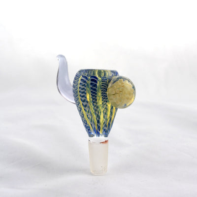 Fumed Glass “Viking Horn” Bowl Piece by Mission Dispensary | Mission Dispensary