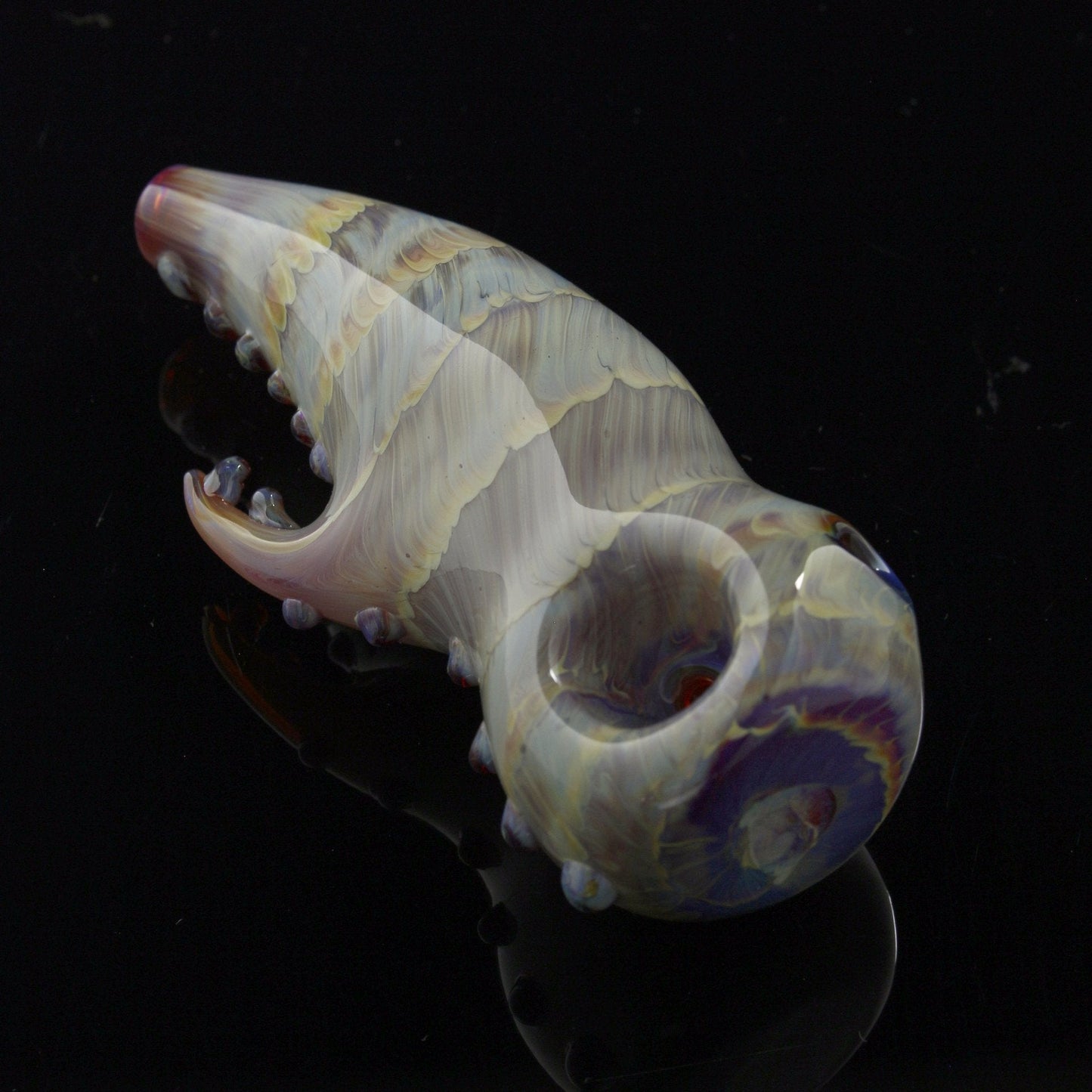 Glassheads Wrap & Rake Crustacean Claw Spoon Pipe 🦀 