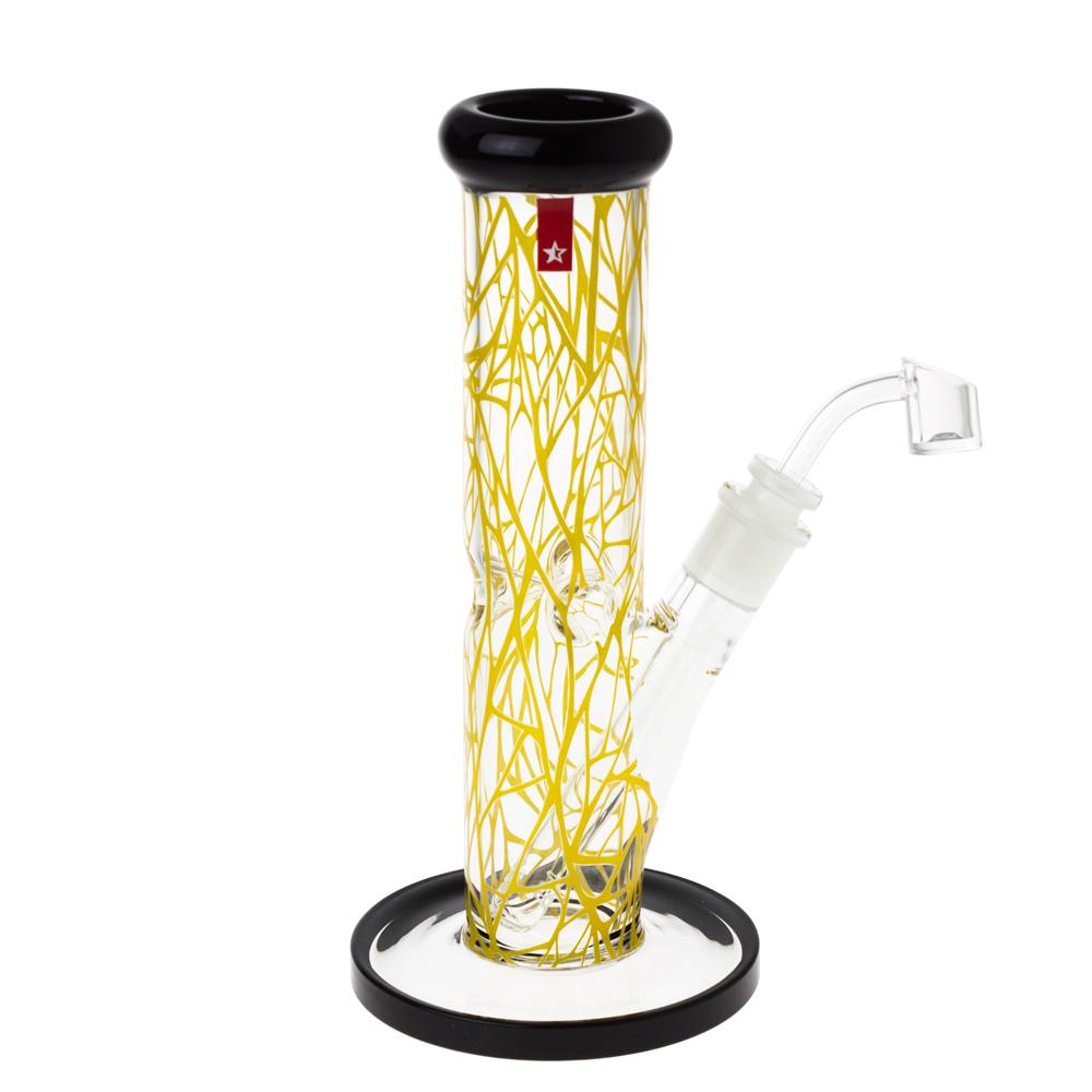 Famous Designs Contact 10” Straight Tube Rig by Famous Brandz | Mission Dispensary