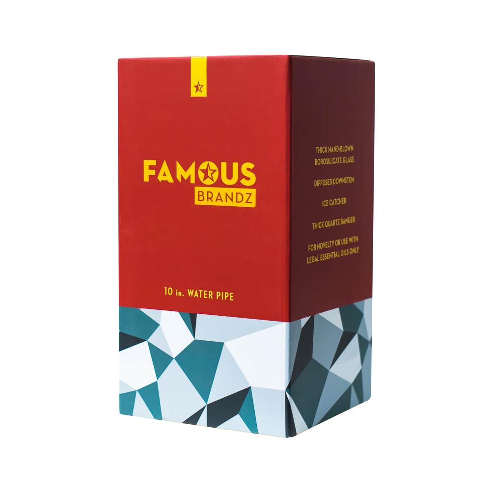 Famous Designs Digital 10” Straight Tube Rig by Famous Brandz | Mission Dispensary