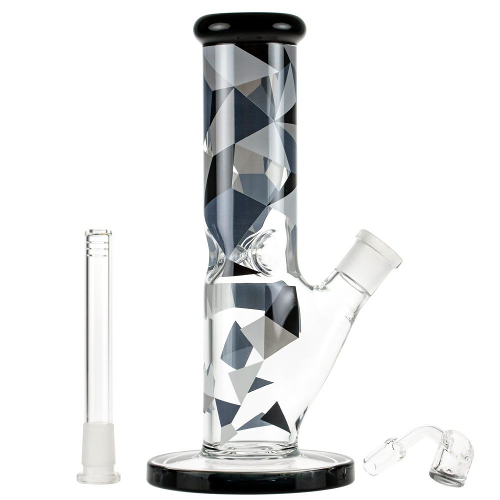 Famous Designs Digital 10” Straight Tube Rig by Famous Brandz | Mission Dispensary