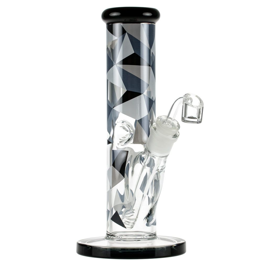 Famous Designs Digital 10” Straight Tube Rig by Famous Brandz | Mission Dispensary
