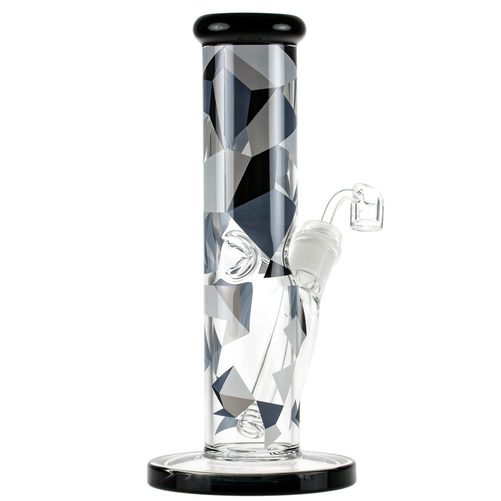 Famous Designs Digital 10” Straight Tube Rig by Famous Brandz | Mission Dispensary