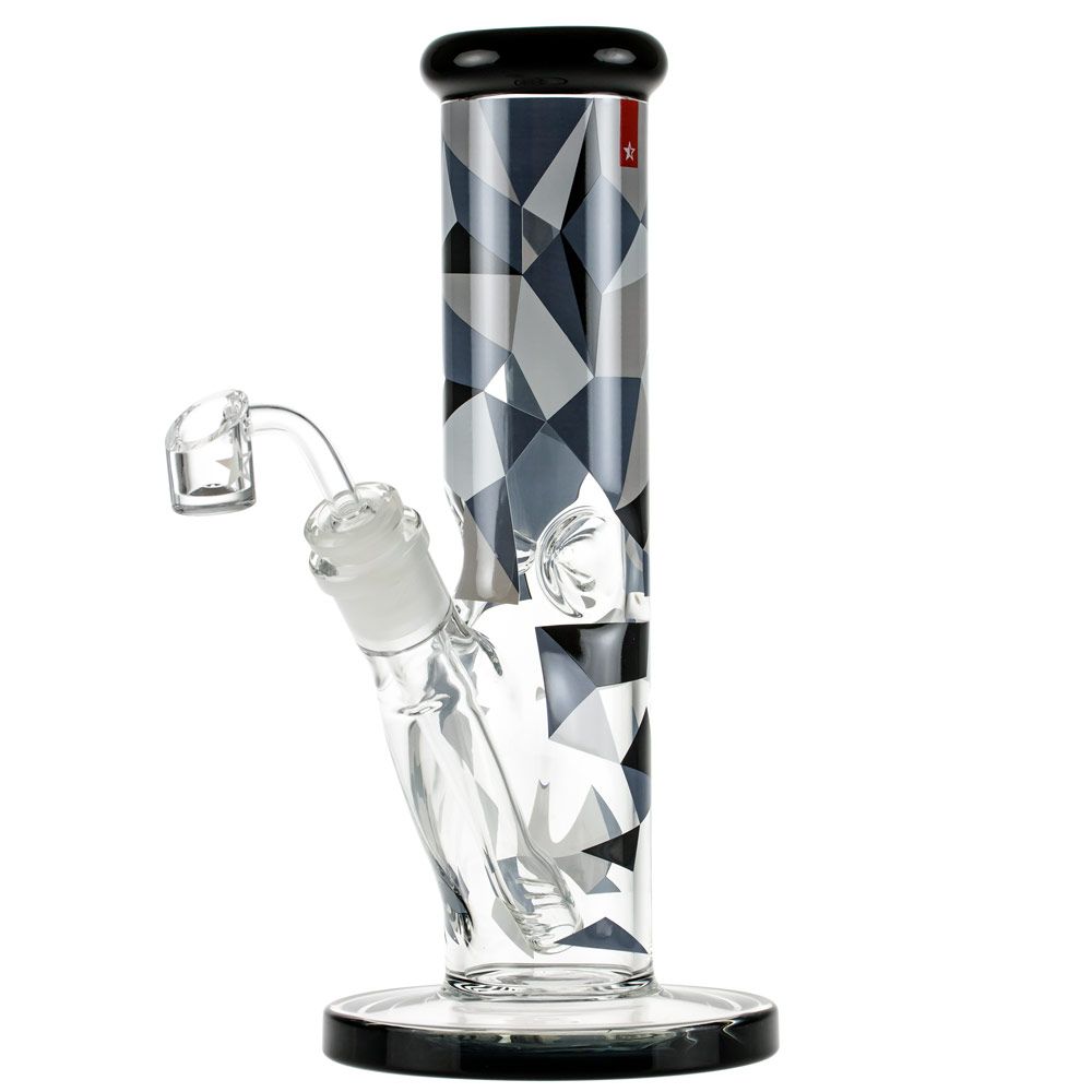 Famous Designs Digital 10” Straight Tube Rig by Famous Brandz | Mission Dispensary