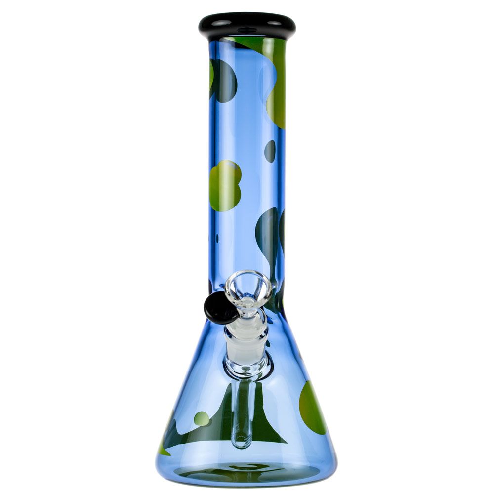 Famous Designs Privilege 12” Glass Beaker Bong by Famous Brandz | Mission Dispensary