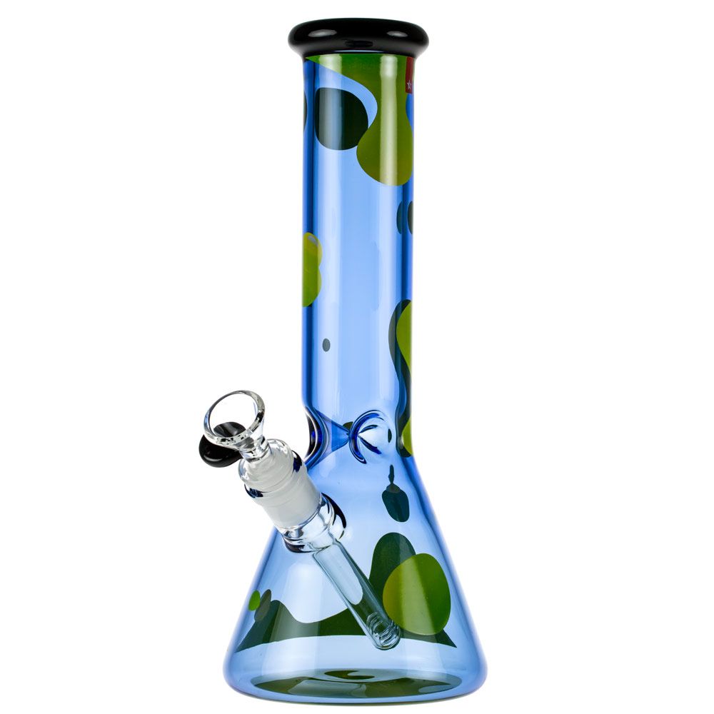 Famous Designs Privilege 12” Glass Beaker Bong by Famous Brandz | Mission Dispensary