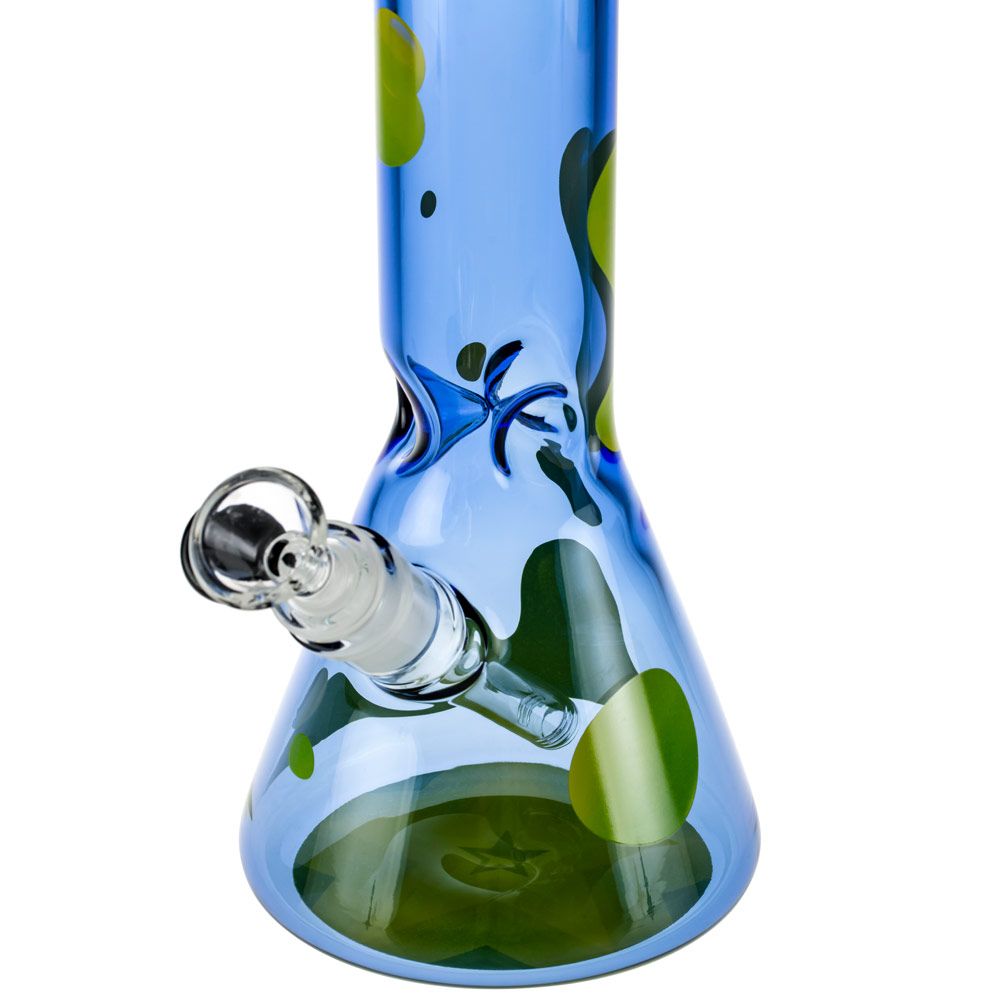 Famous Designs Privilege 12” Glass Beaker Bong by Famous Brandz | Mission Dispensary
