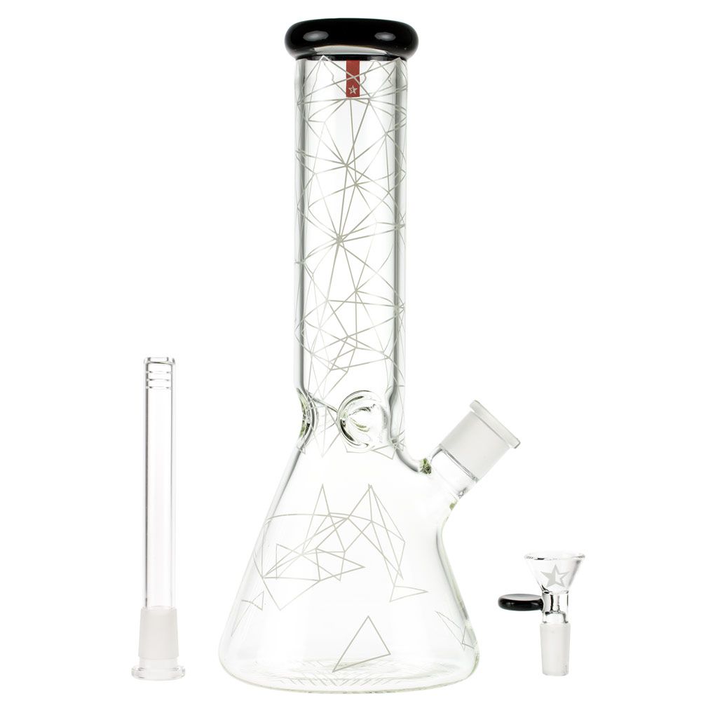 Famous Designs Space 12” Glass Beaker Bong by Famous Brandz | Mission Dispensary