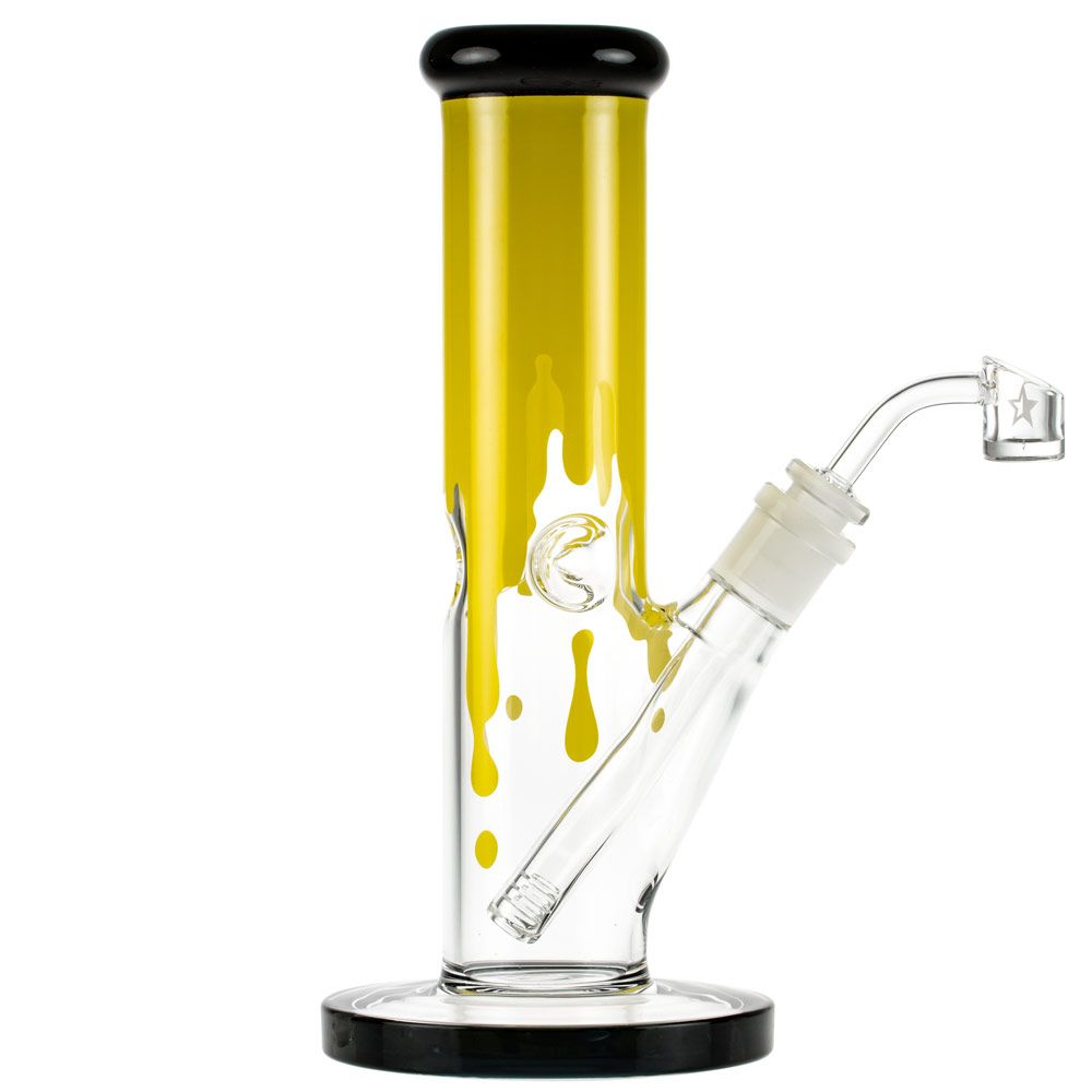 Famous Designs Surrender 10” Straight Tube Rig by Famous Brandz | Mission Dispensary