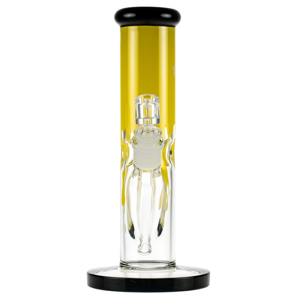 Famous Designs Surrender 10” Straight Tube Rig by Famous Brandz | Mission Dispensary