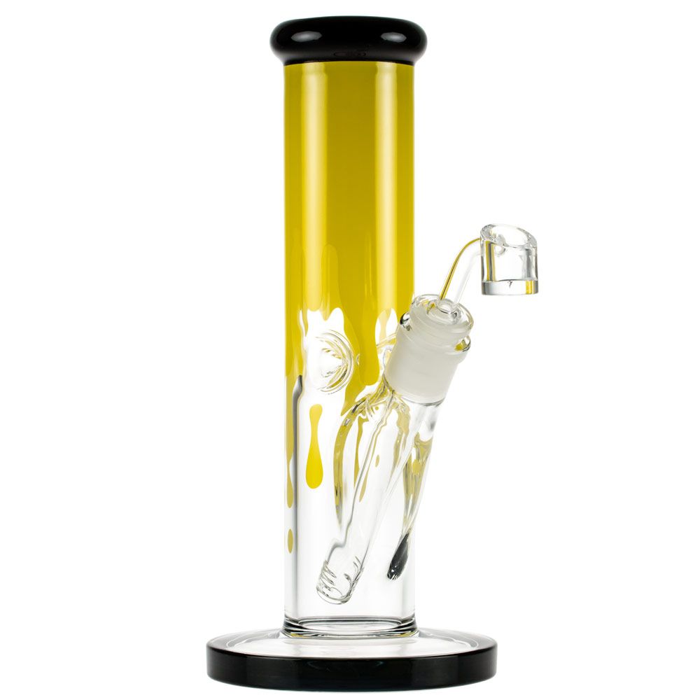 Famous Designs Surrender 10” Straight Tube Rig by Famous Brandz | Mission Dispensary