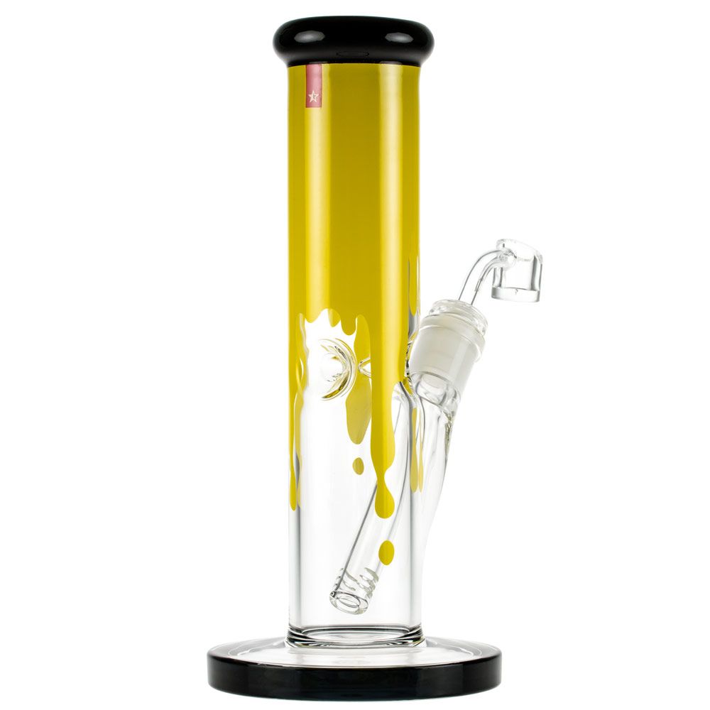 Famous Designs Surrender 10” Straight Tube Rig by Famous Brandz | Mission Dispensary