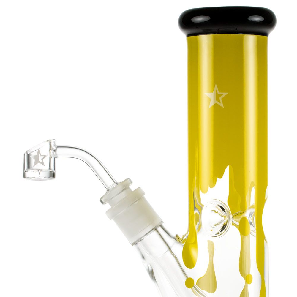 Famous Designs Surrender 10” Straight Tube Rig by Famous Brandz | Mission Dispensary