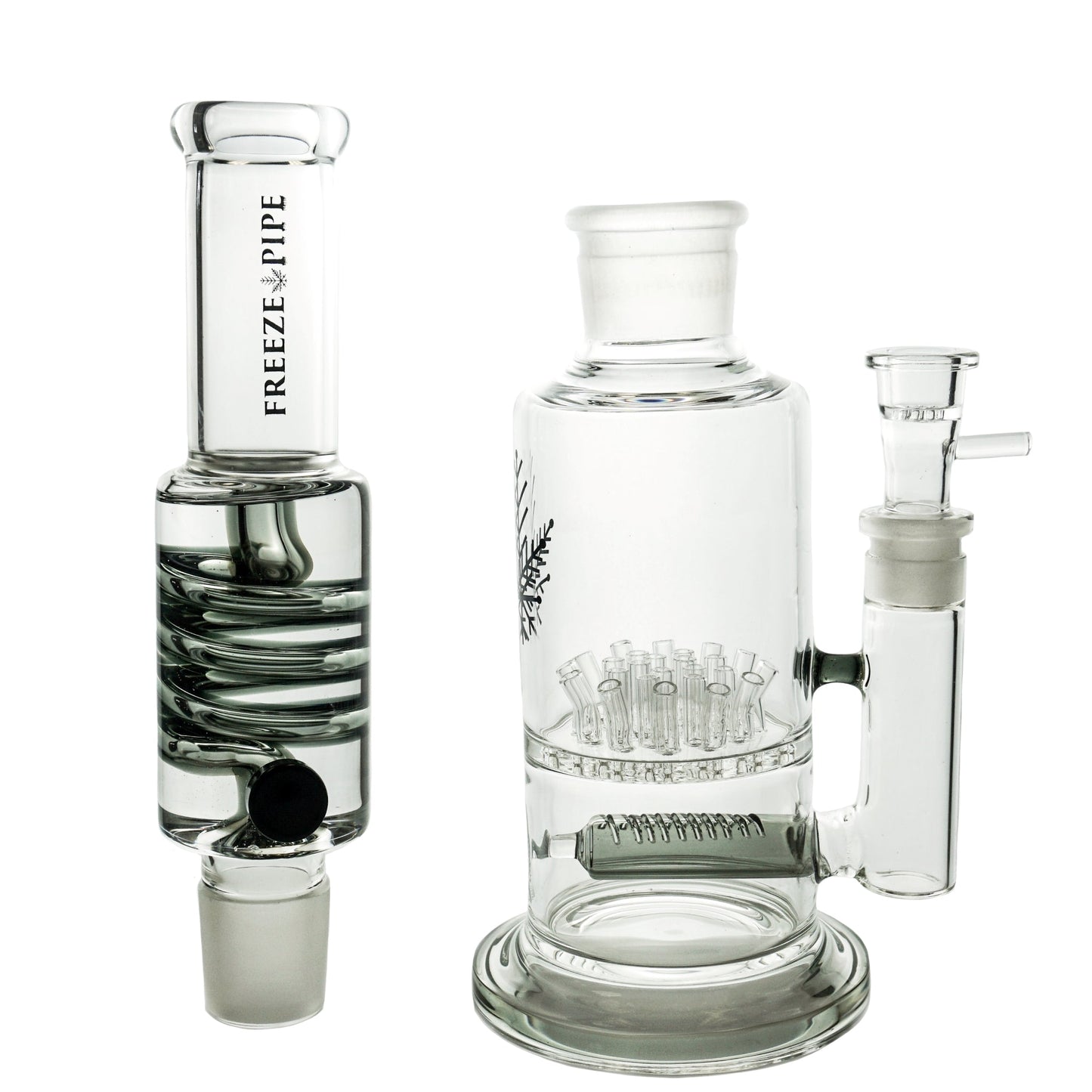 Freeze Pipe 16” Glycerin Coil Bong by Freeze Pipe | Mission Dispensary