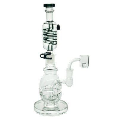 Freeze Pipe 11” Freezable Coil Perc Dab Rig by Freeze Pipe | Mission Dispensary