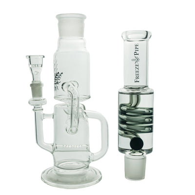 Freeze Pipe 17” Recycler Bong by Freeze Pipe | Mission Dispensary