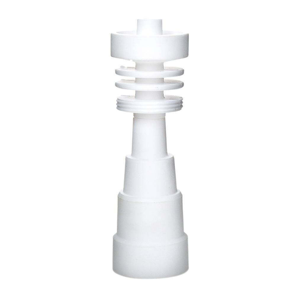 Fully Universal Domeless Ceramic Nail (6-in-1) + Carb Cap Dabber by Mission Dispensary | Mission Dispensary
