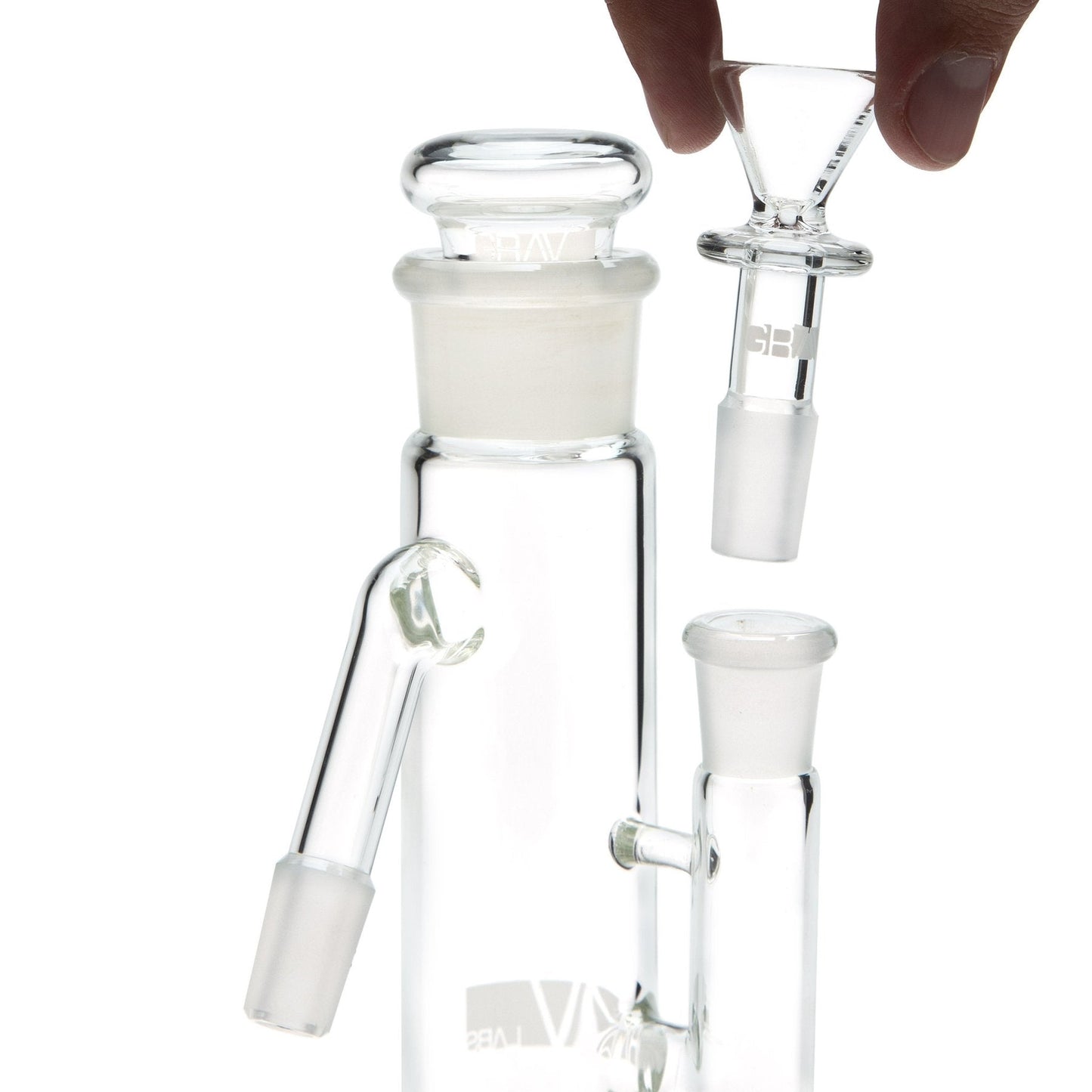 Grav® Phoenix Open Top Ashcatcher (14mm Joint, 45° Angle) by GRAV / Grav Labs | Mission Dispensary