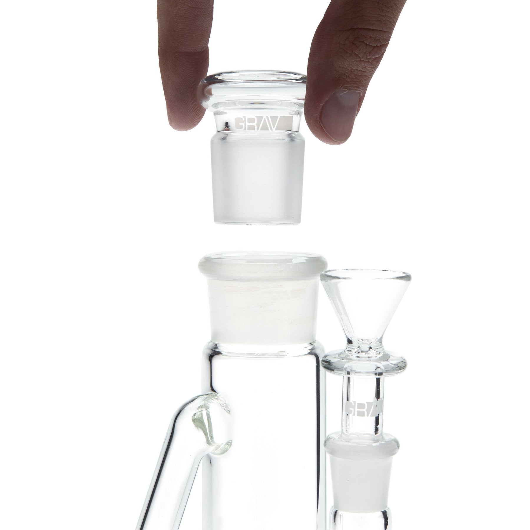 Grav® Phoenix Open Top Ashcatcher (18mm Joint, 45° Angle) by GRAV / Grav Labs | Mission Dispensary