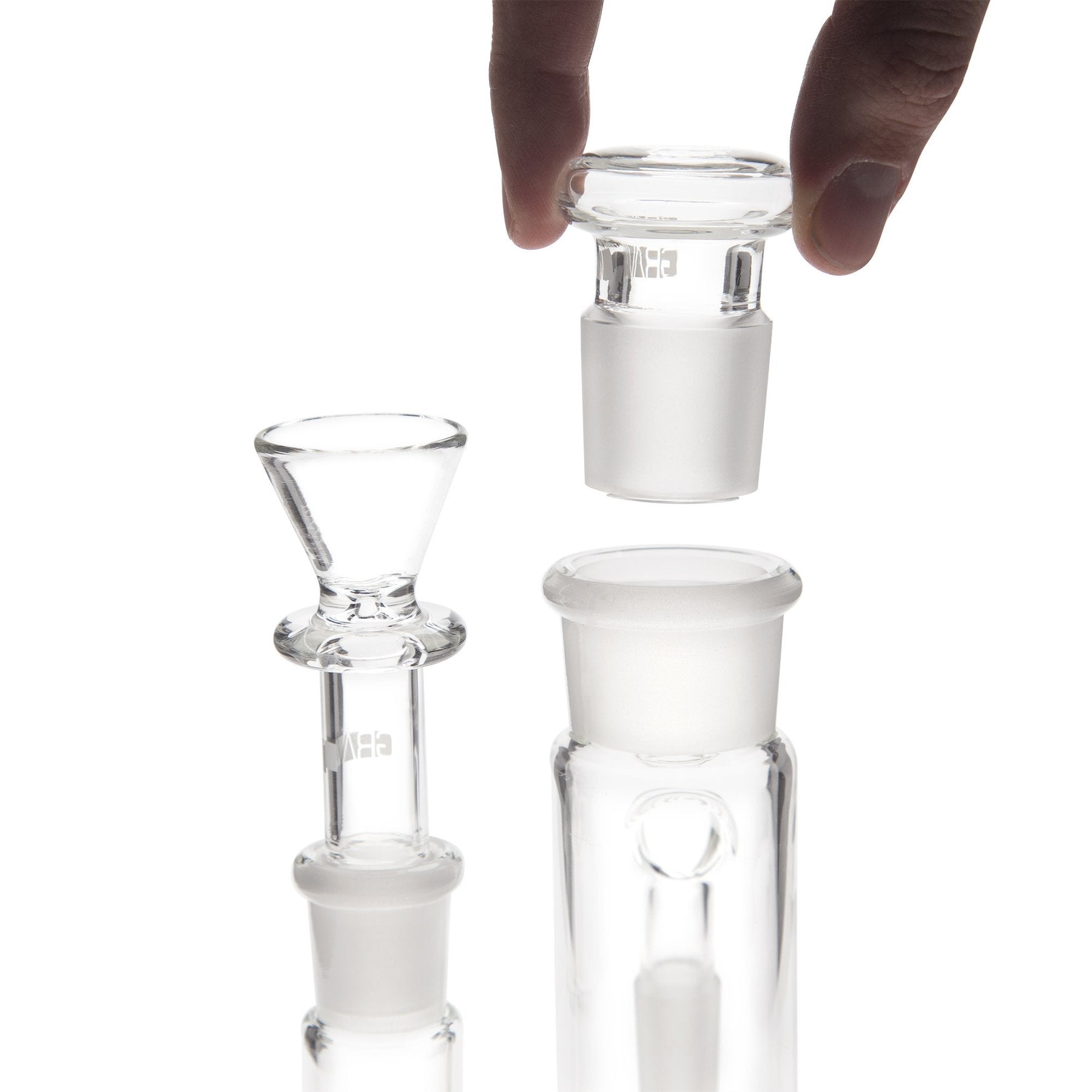 Grav® Phoenix Open Top Ashcatcher (14mm Joint, 90° Angle) by GRAV / Grav Labs | Mission Dispensary